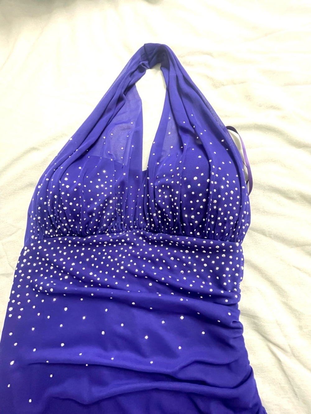 Blondie Nites Deep Purple Dress